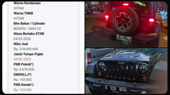 Mobil Rubicon Milik Mario Dandy Satrio Belum Bayar Pajak? Kok Bisa? Kan Anak Pejabat Pajak...