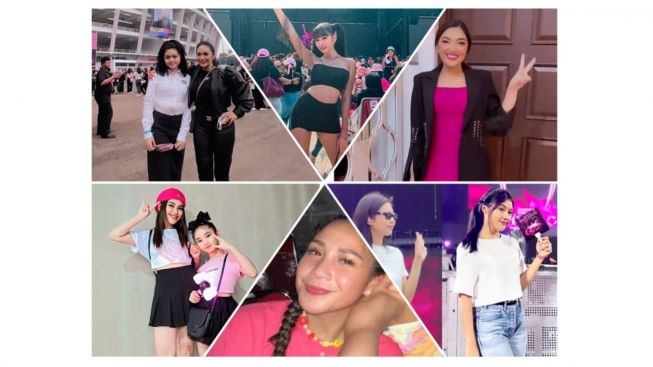 Tampil Maksimal, Begini Style Selebriti Saat Nonton Konser Blackpink.