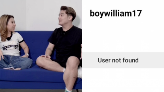 Diduga Diserang Fans Blackpink, Akun Instagram Boy William Hilang, Fans : Take Down Aja Videonya