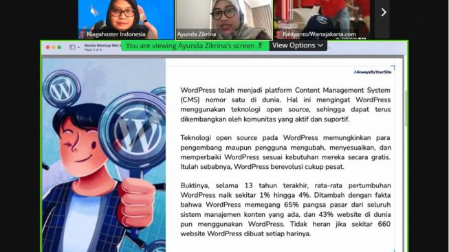 Gandeng Komunitas WordPress Indonesia, Niagahoster Maksimalkan Potensi Website