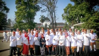 Pemkab Subang Ikuti Upacara Peringatan Hari Jadi Provinsi Jawa Barat Ke-77