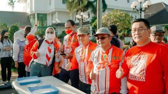 Pegawai Lingkup Pemkab Karawang Meriahkan Lomba Pada HUT RI Ke-77