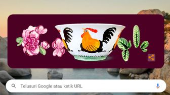 Mangkuk Ayam Jago Jadi Doodle Google Hari Ini, Berikut Sejarah dan Keunikannya