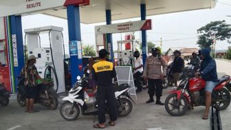 Sat Intelkan Polres Subang Pantau Stok BBM di Wilayah Subang, Aman dan Tercukupi