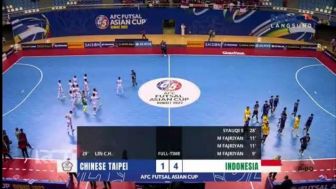 Menang Telak 4-1 dari China Taipei, Timnas Futsal Indonesia Lolos 8 Besar AFC Futsal Asian Cup 2022 Kuwait