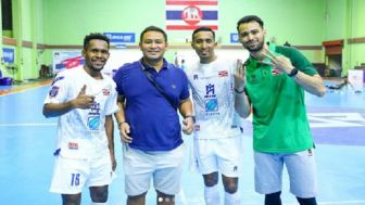 Sani Lumaela dan Wendy Brian Telah Jalani Debutnya di Liga Futsal Thailand Bersama Royal Thai Navy