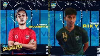 Krisna Bramenta dan Teuku Riky Resmi Gabung Radit FC Pontianak