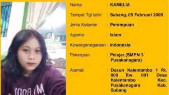 Tolong! Gadis Remaja Subang Ini Sudah Satu Pekan Hilang, Berikut Ciri-cirinya