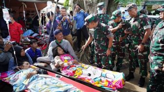 TNI AD Mengerahkan 1.377 personel Bantu Penanganan Korban Gempa di Cianjur