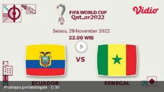 Piala Dunia Qatar 2022, Ekuador vs Senegal: Head to Head