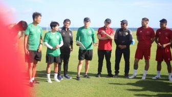 Datang ke Bali, Ketum PSSI Beri Motivasi Pada Pemain Timnas Indonesia Senior