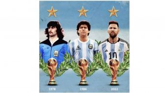 3 Pemain Bintang Sepakbola Lintas Generasi yang Bawa Argentina Juara Piala Dunia