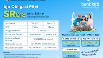 Ajak Masyarakat Dorong Kemandirian Bangsa, Bank BJB Tawarkan SR018