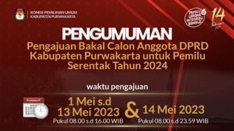 Hore! Pendaftaran Caleg Akan Segera Dibuka KPU Purwakarta, Catat Tanggalnya