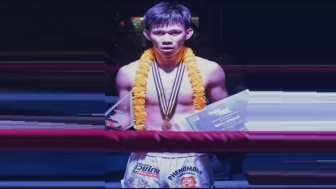 Hebat! Petarung Muay Thai Ini Berhasil Harumkan Purwakarta di Kanca Profesional