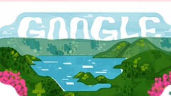 Google Doodle Tampilkan Ilustrasi Danau Toba, Ada Apa?