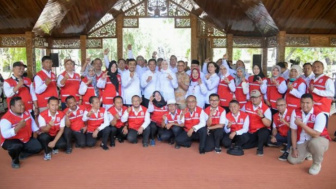 Bupati Purwakarta Hadiri Acara Pelantikan Palang Merah Indonesia (PMI) Kabupaten Purwakarta di Maya Datar