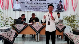 UPTD SMPN 2 Sukasari Purwakarta Gelar Workshop Pembelajaran Berbasis Teknologi