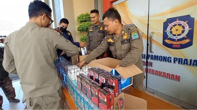 Ribuan Rokok Tanpa Cukai Diamankan Dari Tiga Kecamatan di Majalengka