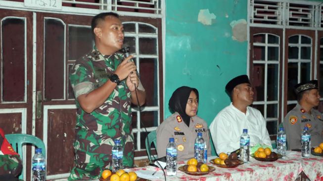 Kapolres dan Dandim 0605 Subang Dialog Kamtibmas di Desa Rancamulya