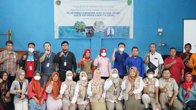 Kantor Pertanahan Subang Gelar FGD Pemberdayaan Tanah di Sagalaherang