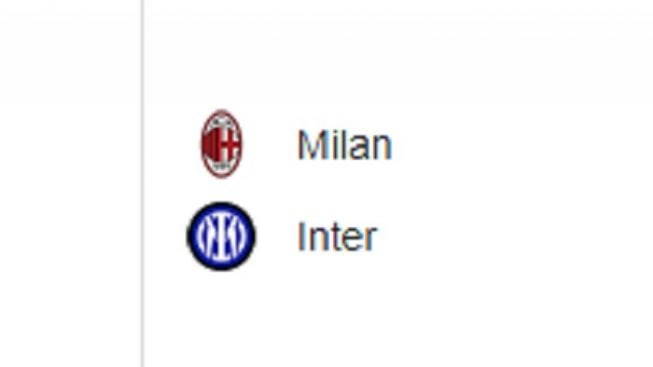 Head to Head dan Lima Laga Terakhir AC Milan vs Inter Milan, Mana yang Lebih Unggul?