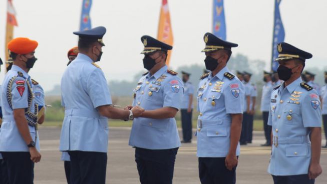 Kasau TNI AU Lantik Tujuh Kesatuan Baru di Lanud Suryadarma Kalijati