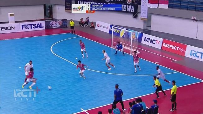 MNC International Futsal Cup 2022: Hasil Babak Pertama Timnas Futsal Indonesia vs Selangor TOT United