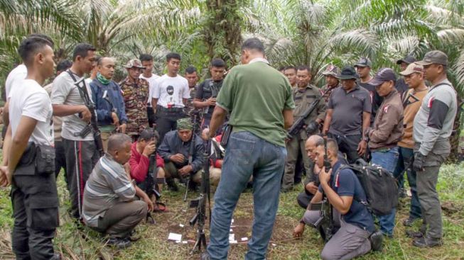 Suasana Latihan Teknis Intelijen Teritorial dan Tempur Operasi Pertahanan Wilayah