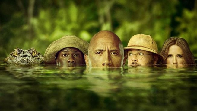 Sinopsis Jumanji: Welcome To The Jungle, Aksi Dwayne Johnson Dalam Dunia Game