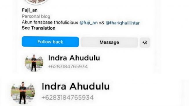 Aduh Akun Fanbase Fuji, Thofulicious Dicatut untuk Penipuan