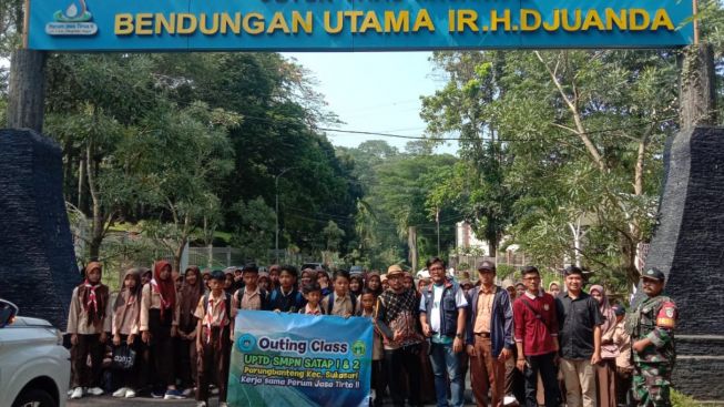 Ada Rombongan Siswa SMP Purwakarta Datang ke PLTA Waduk Jatiluhur, Ada Apa?