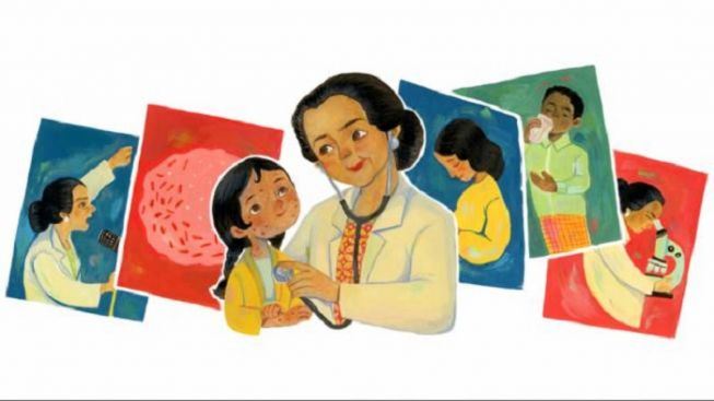 Google Doodle Pasang Gambar Prof. Dr. Julie Sulianti Saroso, Ada Apa?