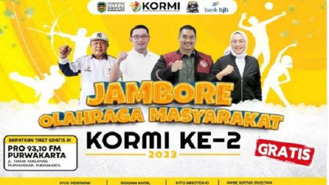 Jambore KORMI 2023 Libatkan Ribuan Warga Purwakarta, Menpora dan Ridwan Kamil Bakal Ikut Hadir?