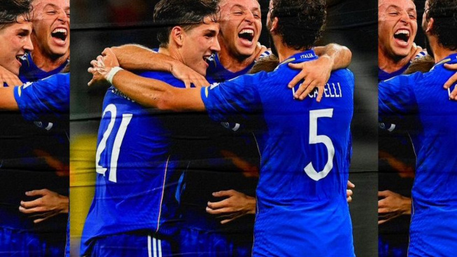 Hasil Italia vs Ukraina: Gli Azzurri Menang Tipis 2-1