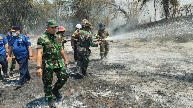 Soal Kebakaran di Cibungur, Dandim 0619 Purwakarta Bilang Begini