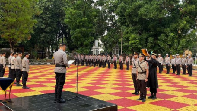 Ini Pesan Kapolres Purwakarta Saat Pimpin Sertijab Kasat Reskrim