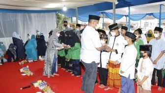 Mohon Kelancaran Operasi Ketupat Candi, Polres Purbalingga Gelar Doa Bersama dan Santuni Anak Yatim