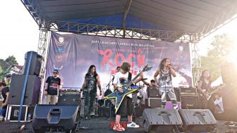 Band Rock Jikun Sprain Guncang Panggung Purbalingga Rock Parade 2022