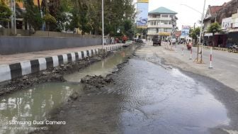 Pipa PDAM Bocor Kena Alat Berat, Kecamatan Kebumen dan Pejagoan Terimbas Pemadaman Air