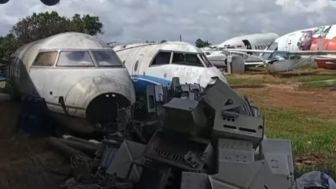 Horor Penampakan Kuburan Pesawat Terbang di Bogor, Diangkut dari Bandara Pakai Ini