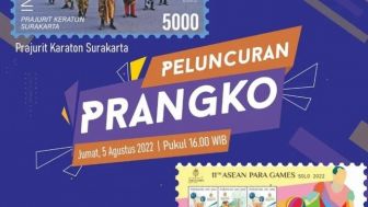 Kominfo Keluarkan 2 Seri Prangko Baru untuk Peringati ASEAN Para Games 2022 di Solo.