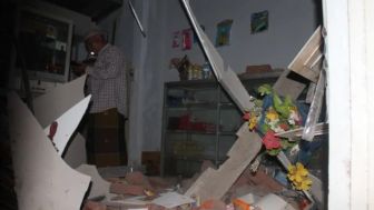 Gempa Rusak Rumah dan Kios di Lombok Tengah NTB