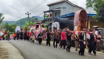 Kirab Tandu Soedirman, 300 Tandu Diarak dari Museum Tempat Lahir Soedirman ke Alun-alun Purbalingga