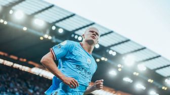 Erling Haaland Cetak Hattrick Kedua Dalam 26 Menit, City Cukur Nottingham Fosrest 6-0