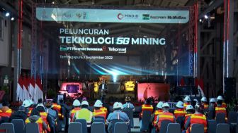 Presiden Jokowi Luncurkan Teknologi 5G Mining di Papua