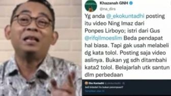 Link Video Ceramah Ning Imaz Lirboyo yang Dihina Ganjarist Eko Kuntadhi, ternyata Bukan Wanita Sembarangan