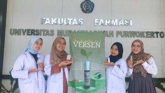 Mahasiswa Farmasi Universitas Muhammadiyah Purwokerto Temukan Jamu Oles Dari Daun Kersen