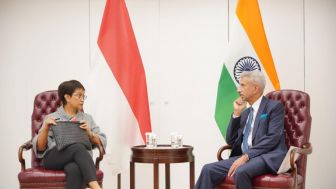 Retno Marsudi Bertemu Menteri Luar Negeri India Bahas KTT G-20 dan Isu Myanmar