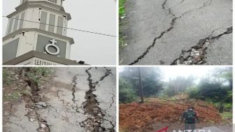 Gempa Tapanuli Sabtu Pagi Rusak fasilitas umum dan Rumah Masyarakat